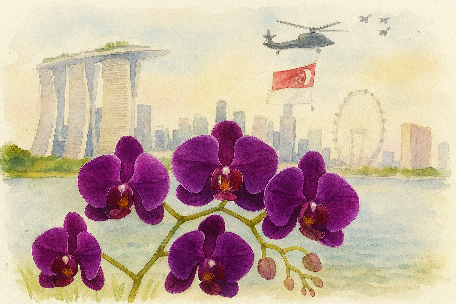 Orchid in Bloom: A Tribute to Singapore’s 60 Years of Grace and Growth