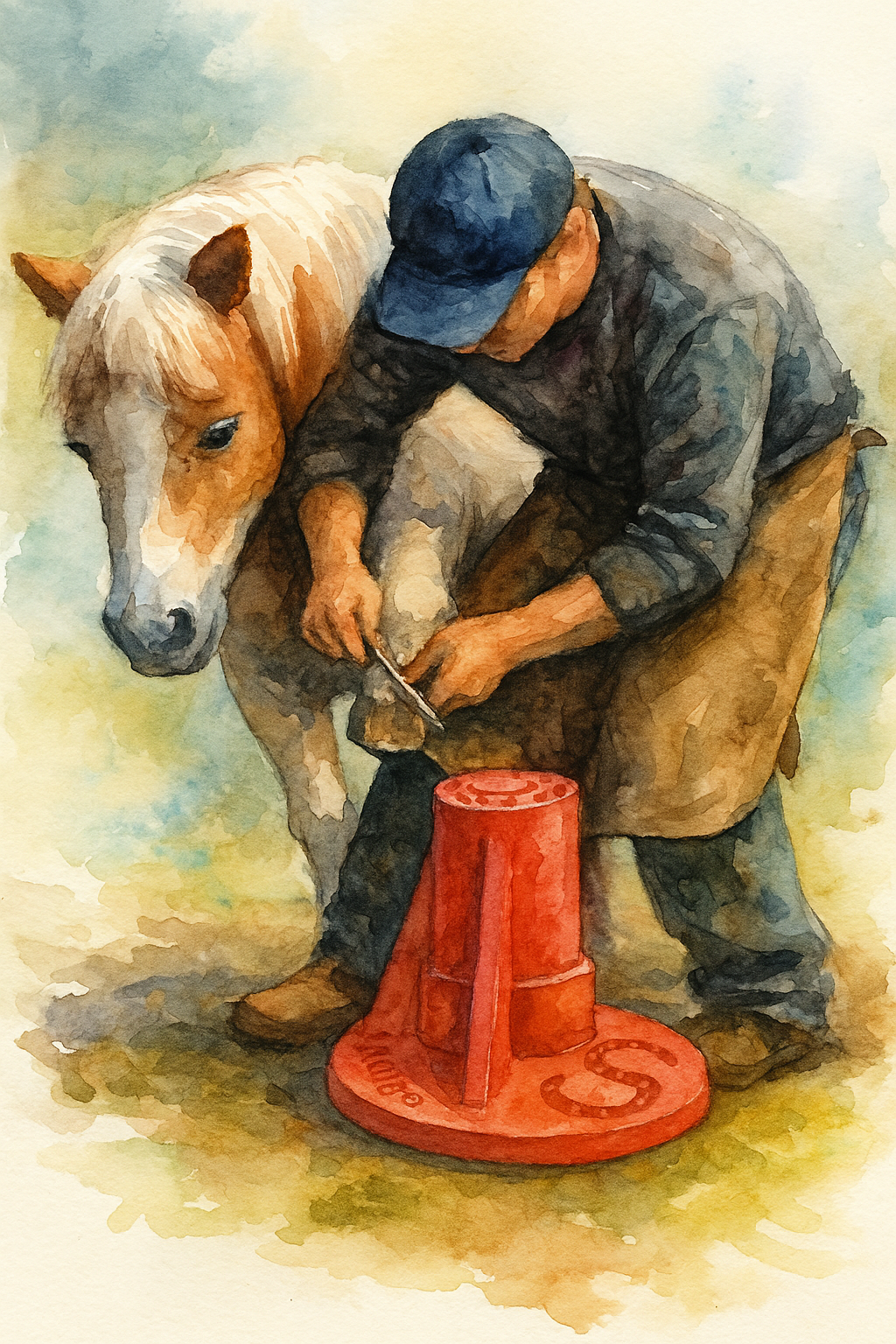 3D Print Prototype Farriers Stand for Miniature horses.
