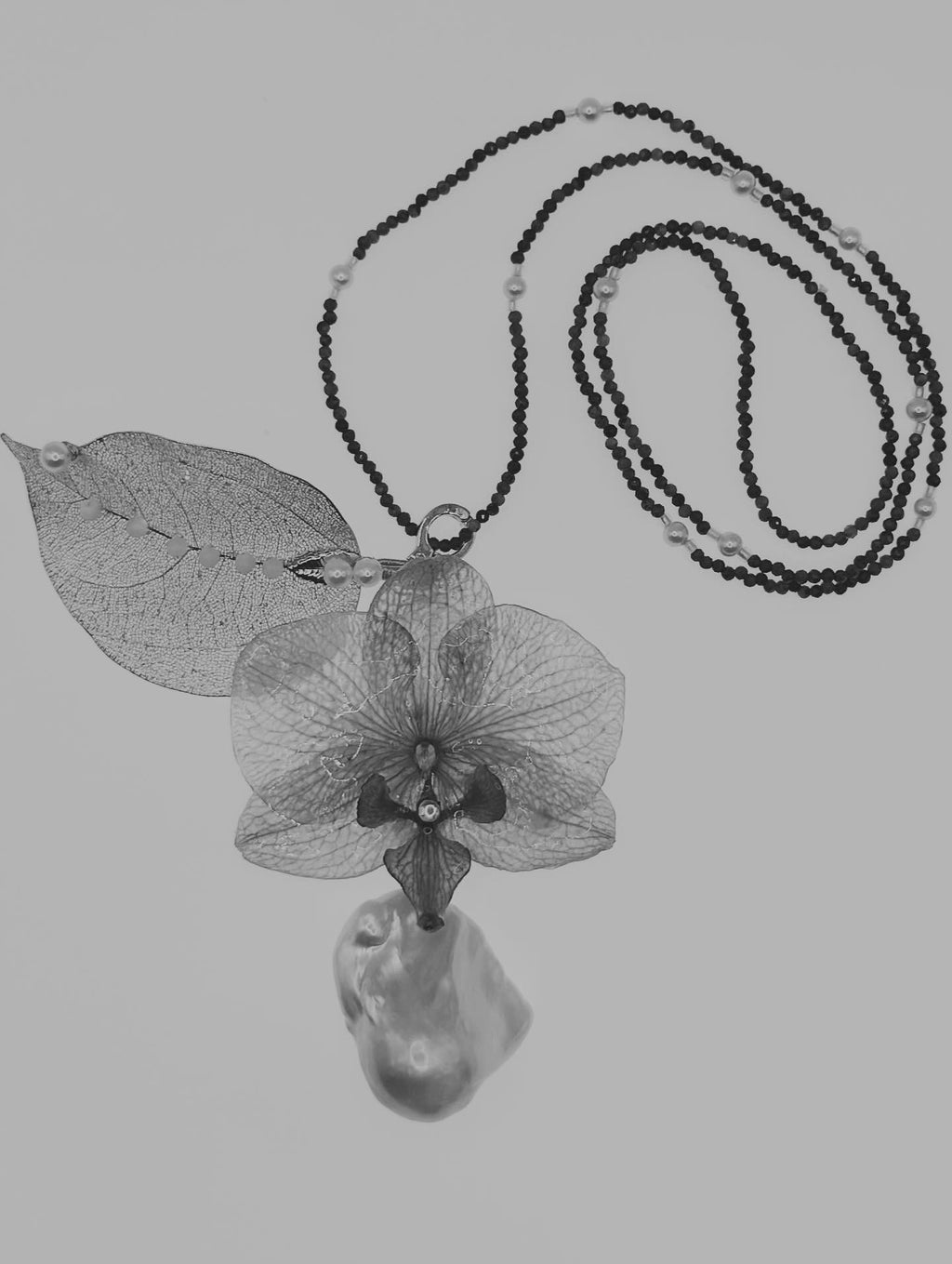 Orchid in Bloom - Chrysocolla Necklace 3IN1