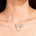 Ribena Glamour - Rainbow Sapphire Necklace (Made to order-See description) Solid Gold Series