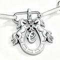 Majestic Galaxy - Personalise Alphabet Charm (Made to Order-See description) Solid Gold Series