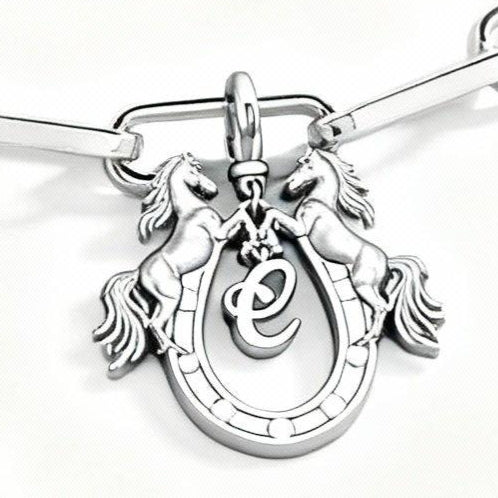 Majestic Galaxy - Personalise Alphabet Charm (Made to Order-See description) Solid Gold Series