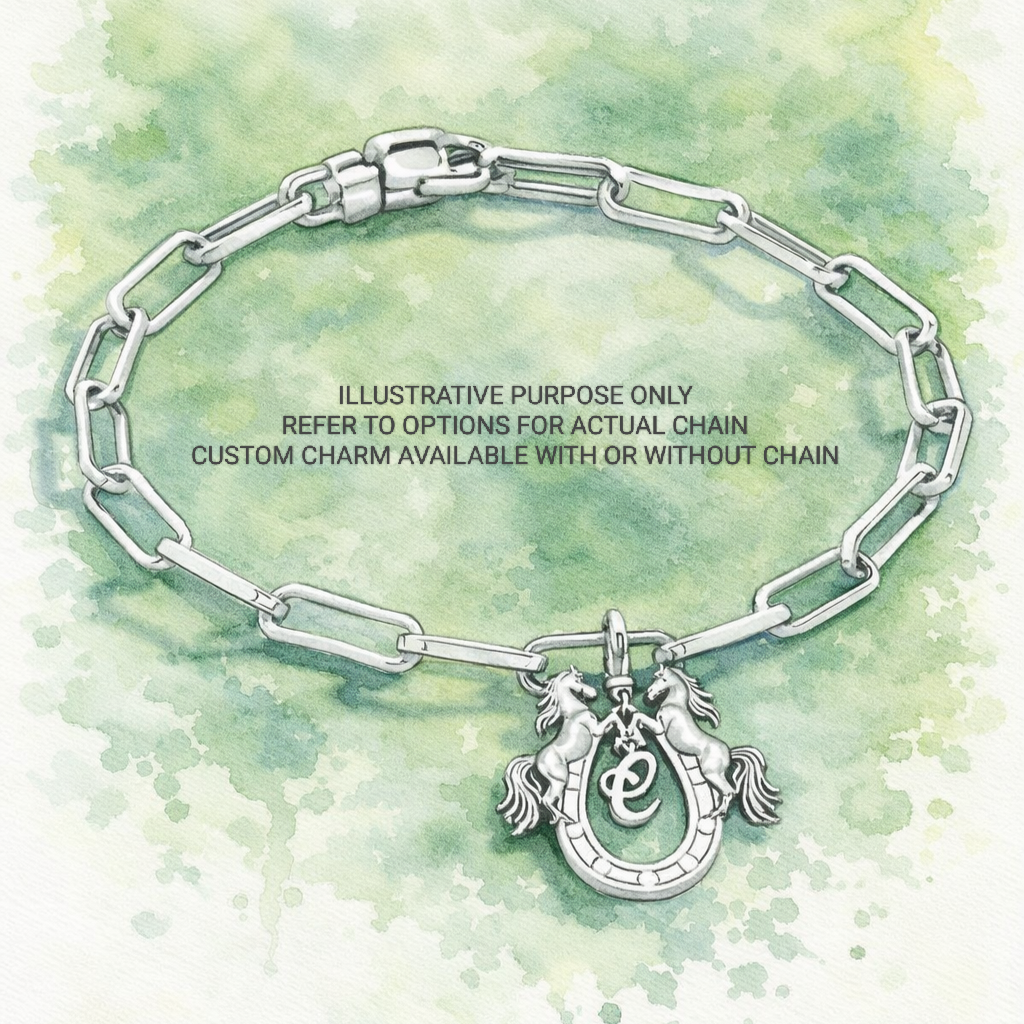 Majestic Galaxy - Personalise Alphabet Charm (Made to Order-See description) Solid Gold Series