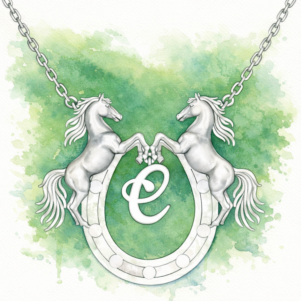 Majestic Galaxy - Personalise Alphabet Necklace (Made to order-See description) Solid Gold Series