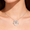 Majestic Galaxy - Personalise Alphabet Necklace (Made to order-See description) Solid Gold Series
