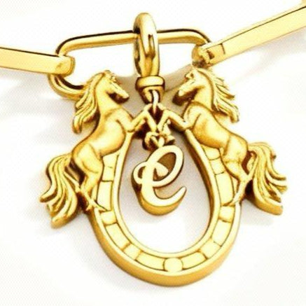 Majestic Galaxy - Personalise Alphabet Charm (Made to Order-See description) Solid Gold Series